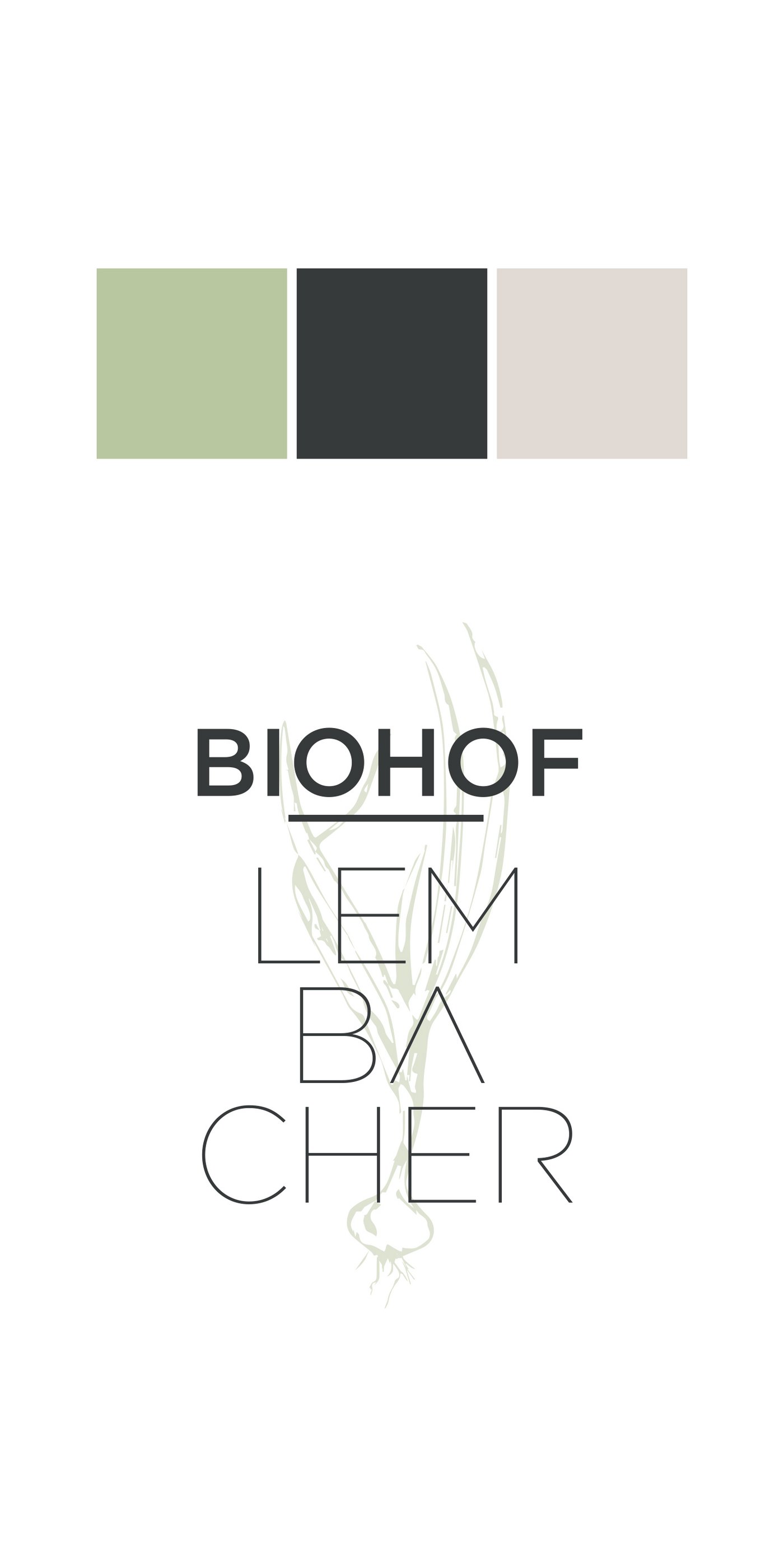 Logo und Farbwelt Lembacher - Kleinkunst