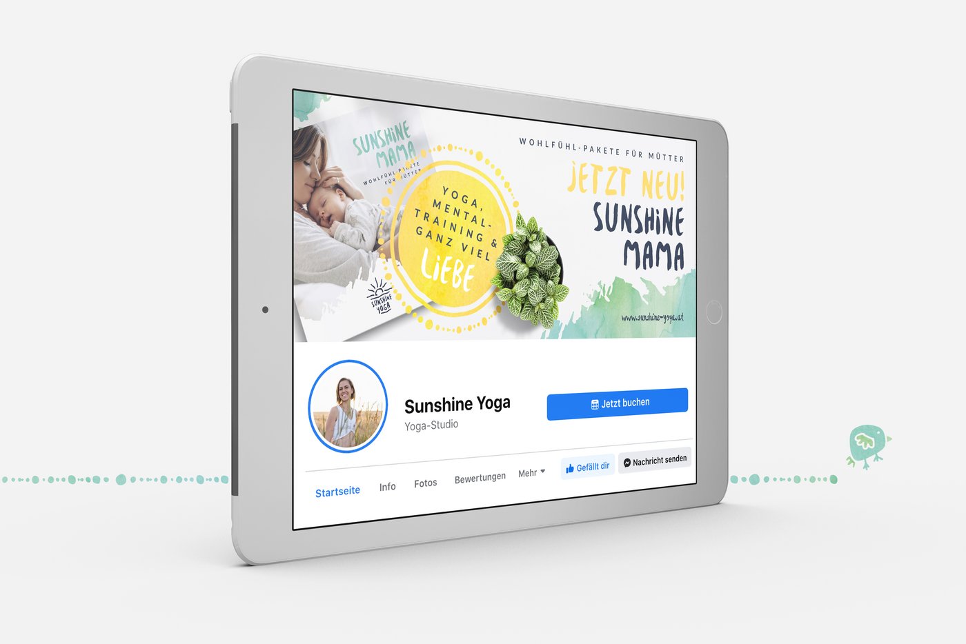 Tablet Sunshine Yoga - Kleinkunst